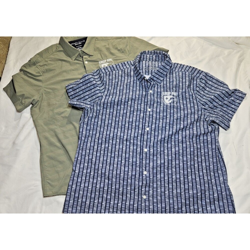 2 Sheep Dog Impact Assistance Shirt XL Law Enforcement military Perry Ellis mens